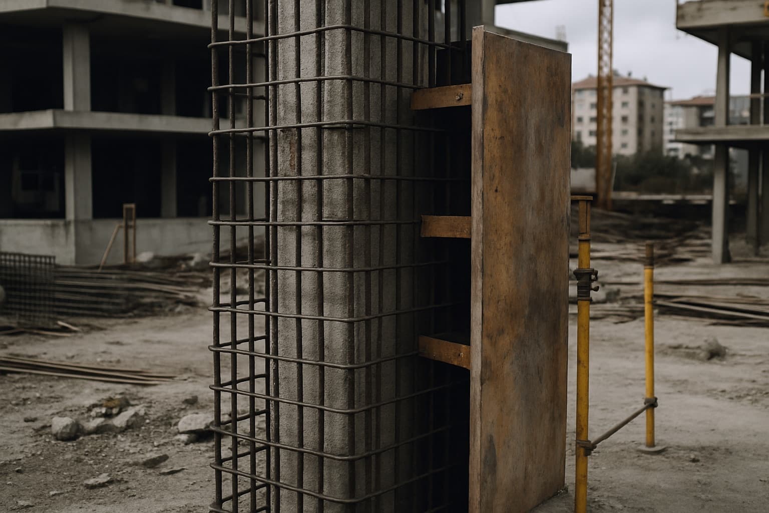 Güçlendirme Beton Dökümünde Hassasiyet: Kolon Mantolama Uygulaması | Parmend Beton Blog