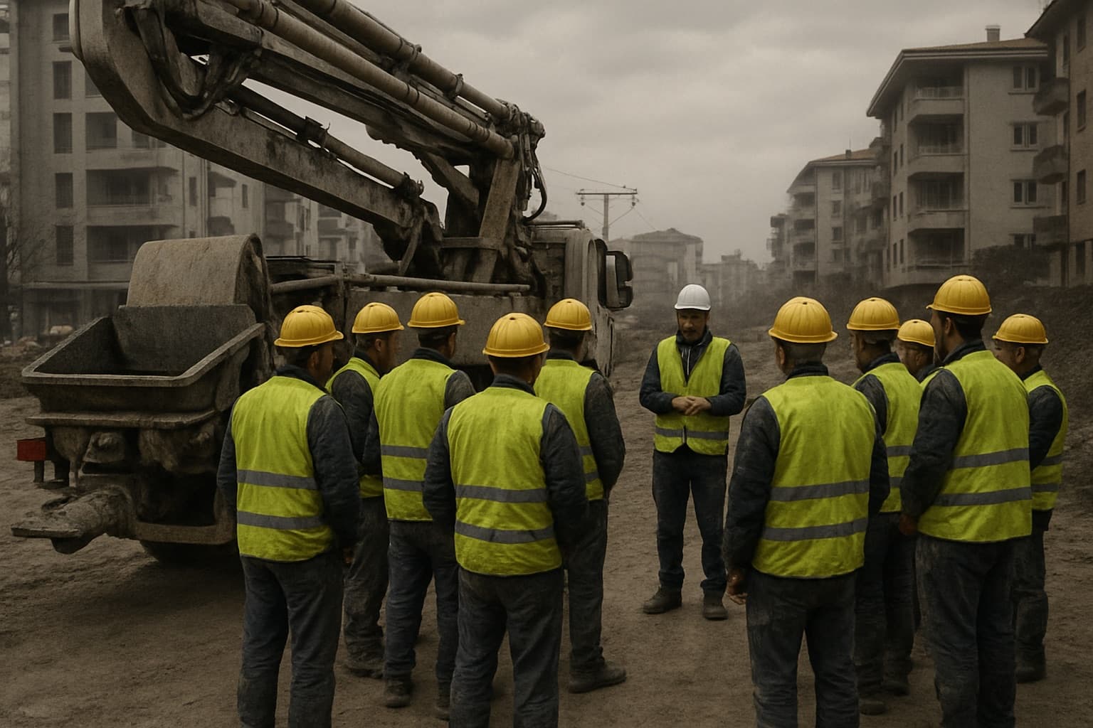 Şantiyede Beton Pompası Operasyonu: 8 İş Güvenliği Önlemi | Parmend Beton Blog