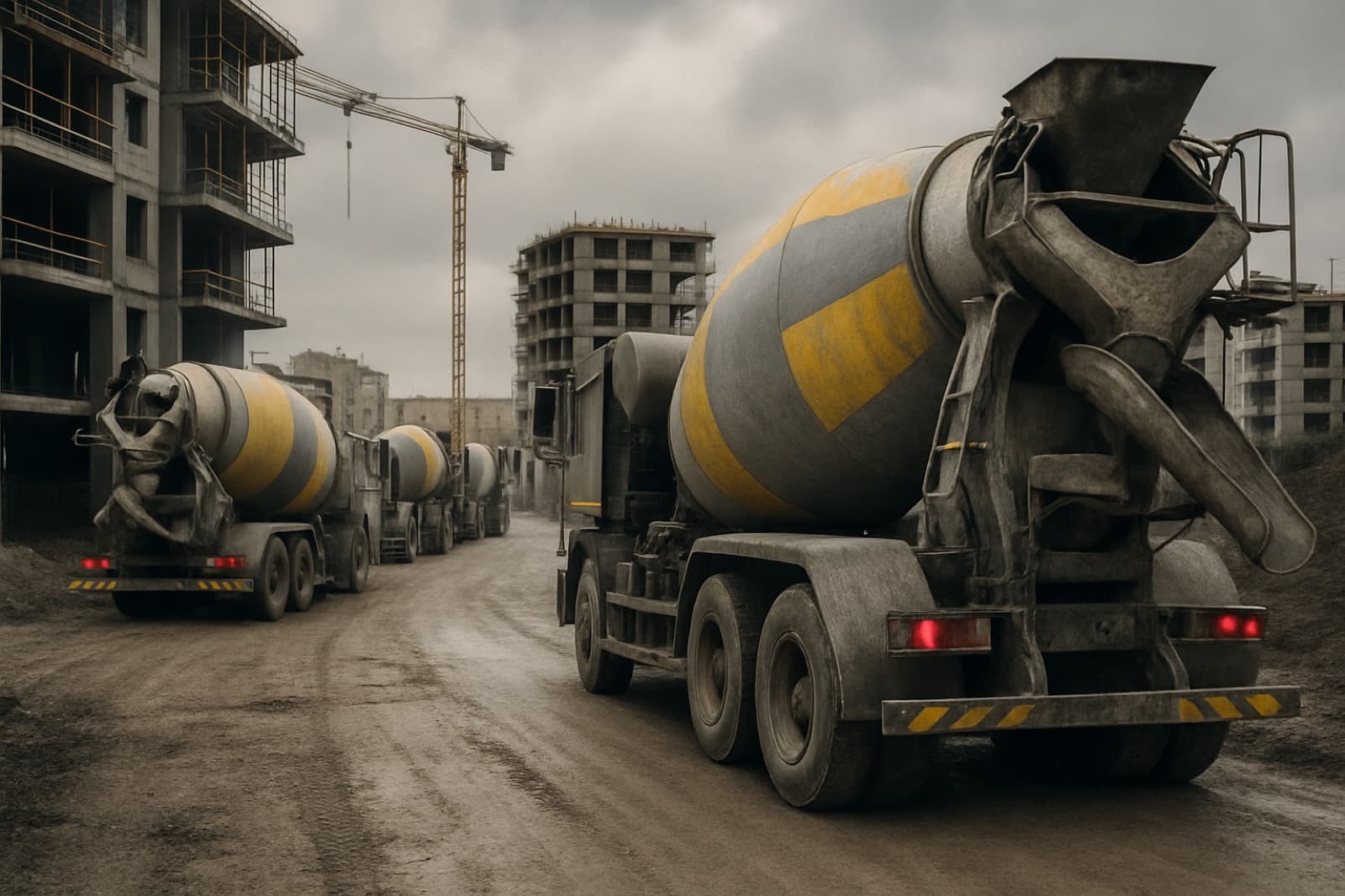 Şantiye Çalışmaları — Saha Sevkiyat | Parmend sabit beton pompası